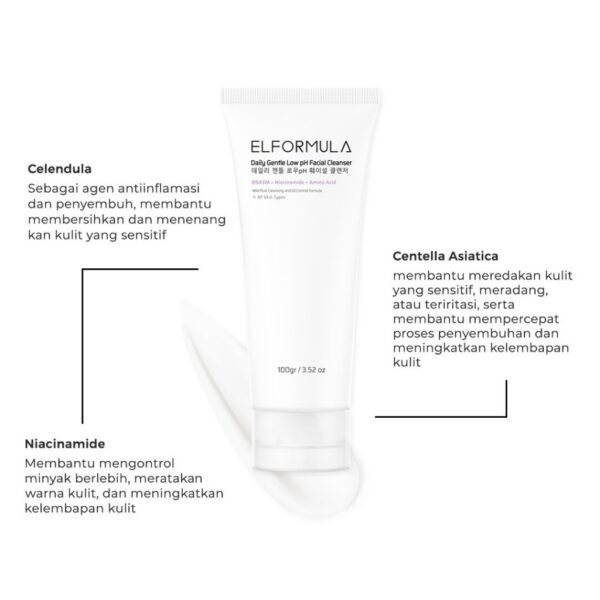 ELFORMULA Daily Gentle Low pH Facial Cleanser - Image 3