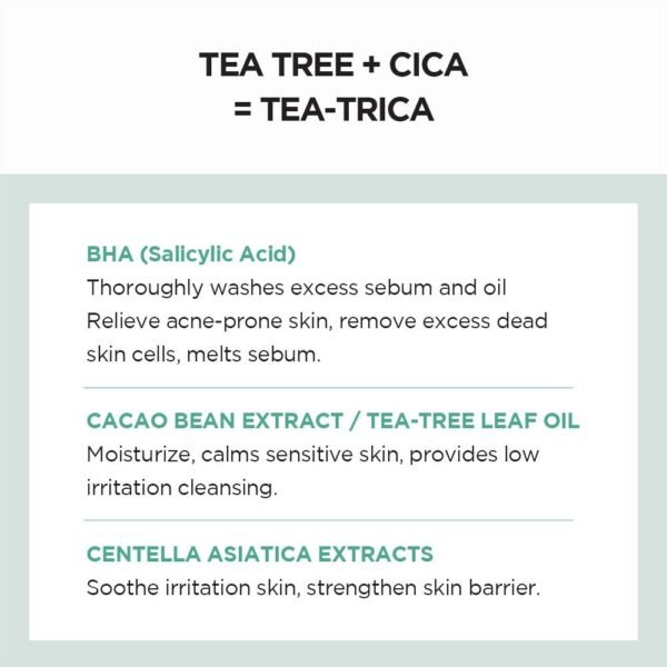 SKIN1004 Madagascar Centella Tea Trica BHA Foam 125ml - Image 2