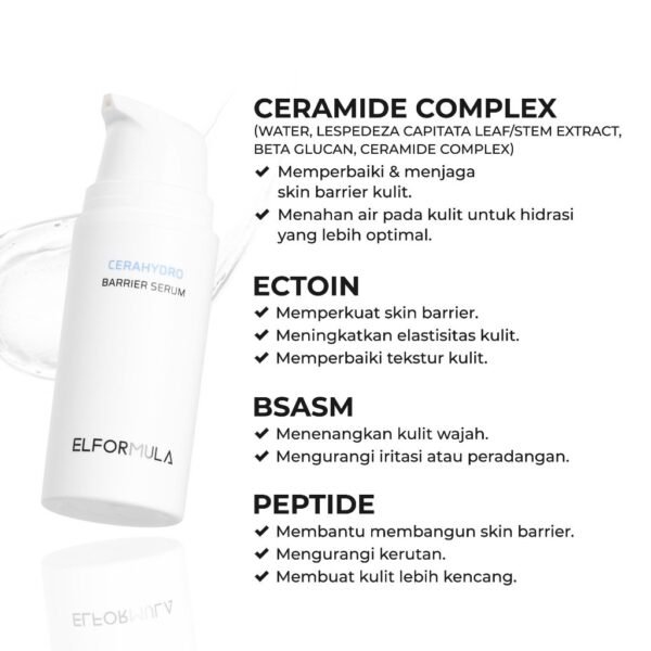 ELFORMULA EXCLUSIVE BUNDLE 4in1 BARRIER SERIES CERAHYDRO - Barrier Essence, Barrier Serum, Barrier Moisture Gel - Image 2