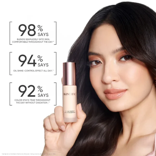 Skintific All Day Perfect Serum Foundation: Makeup Stay All Day and No Drama!
