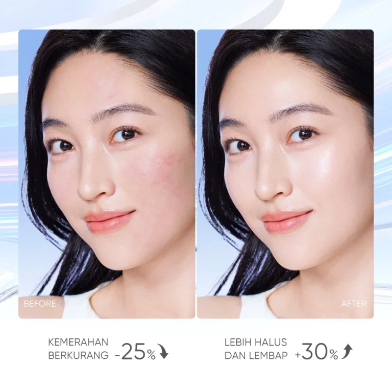 before after SKINTIFlC Sensitive Soothe Cleanser