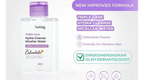 Facetology Triple Care Hydra Cleanse Micellar Water 